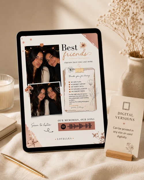 Best Friend song keepsake