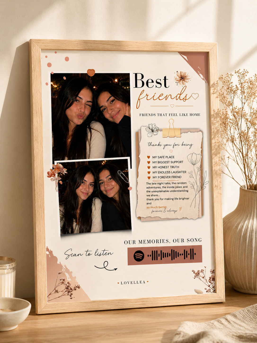 Best Friend song keepsake