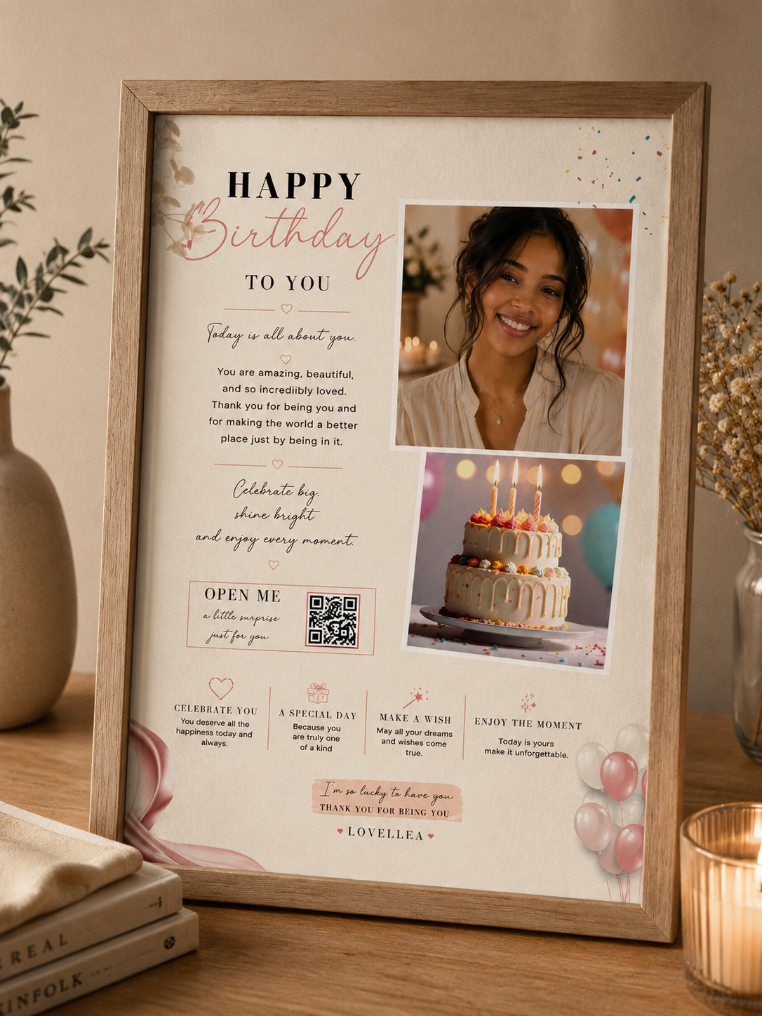 Vœux d'anniversaire
