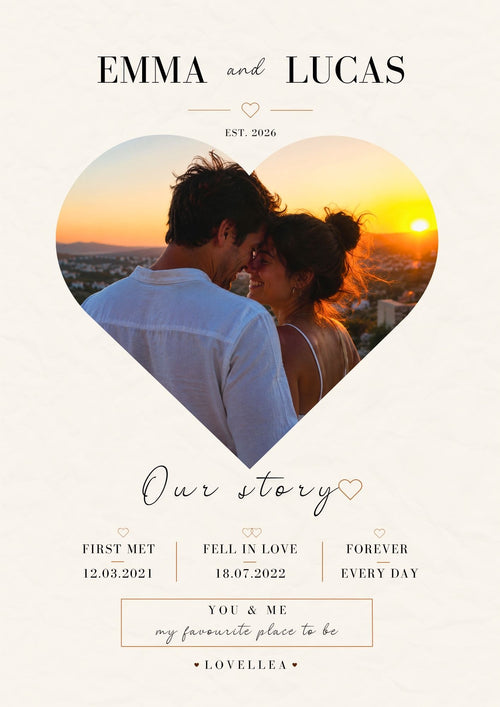 Our Story Keepsake