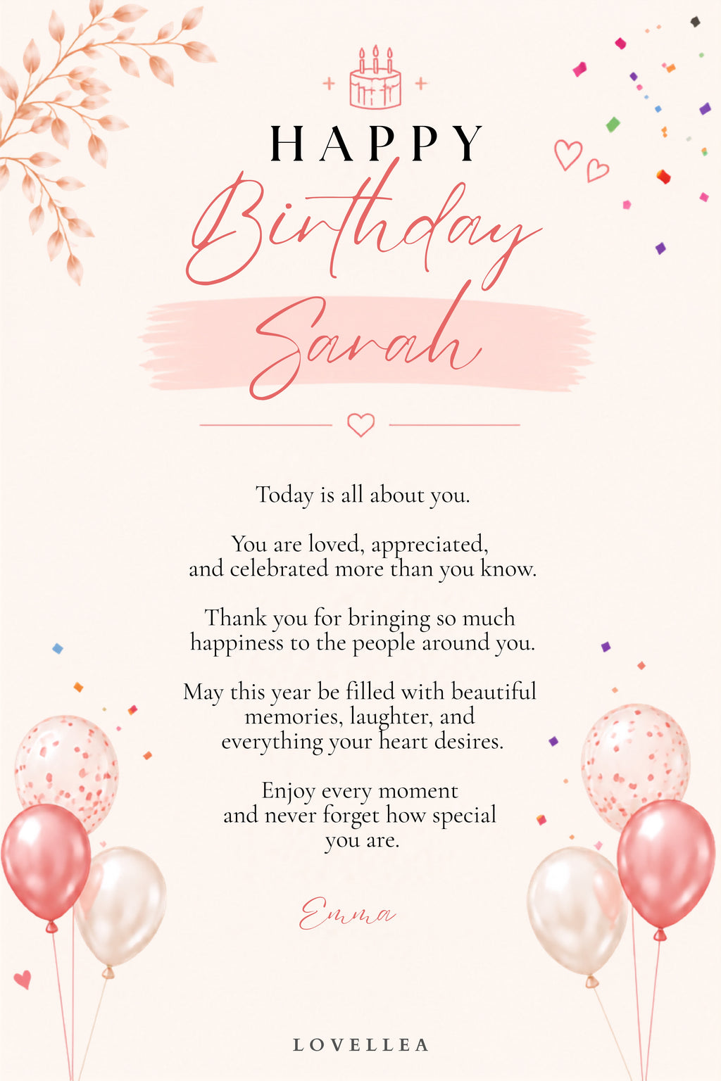 Birthday wishes