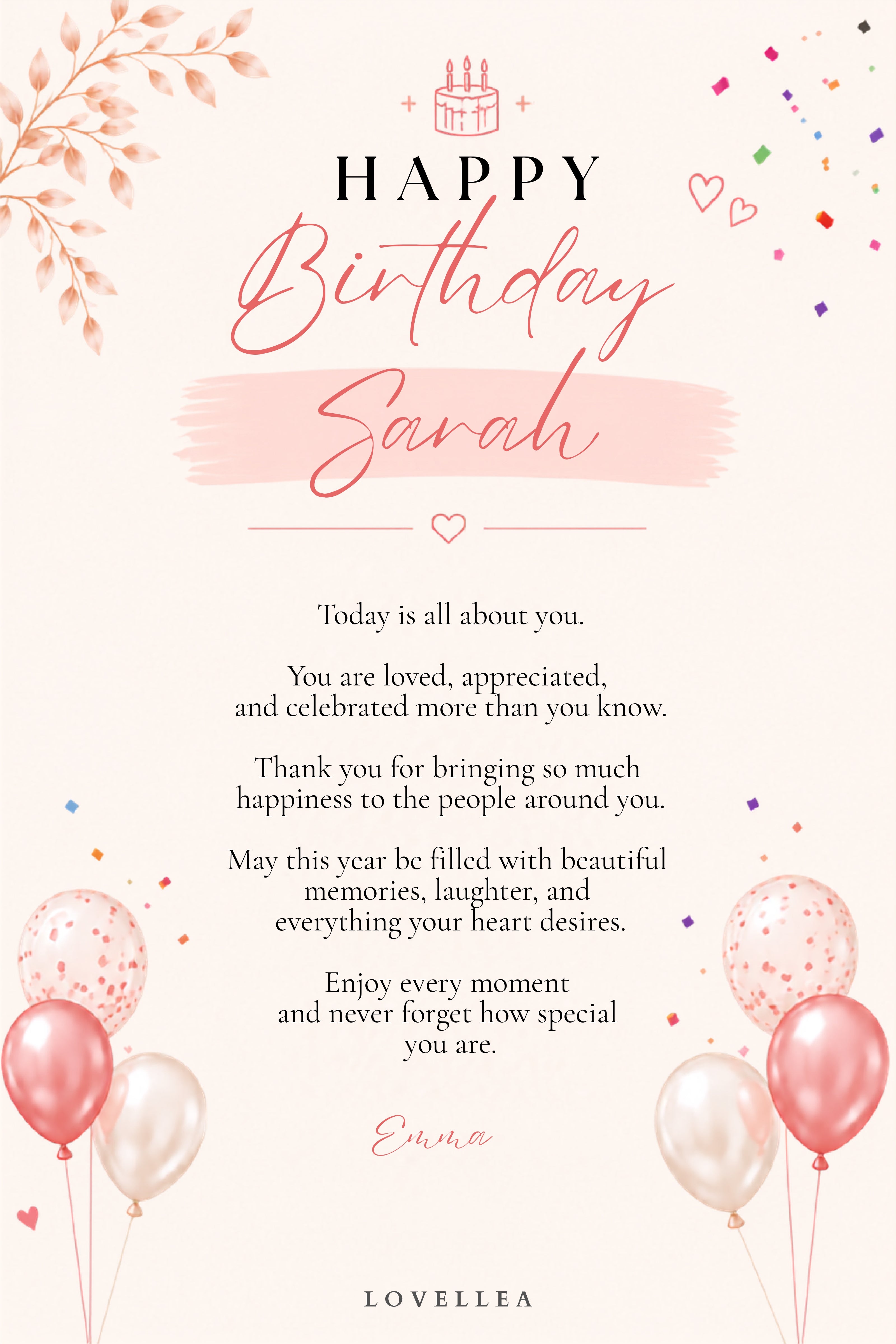 Birthday wishes